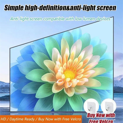 📺 49% OFF NOW! ✨ High Definition Projection Screen - 120-inch Diagonal with Matte White Surface for Crystal Clear Home Cinema Experience 🎬🌟
