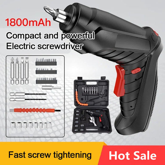 【Last two days for Black Friday sales🔥🔥】Lightweight Durable Electric Screwdriver 47 Pieces Set