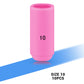 10Pcs Durable TIG Welding Gun Porcelain Nozzle