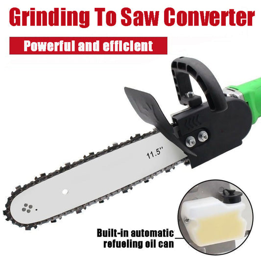 🎅CHRISTMAS ONLY - BUY NOW 50% OFF Angle Grinder Conversion Chain Saw Kit 🔥