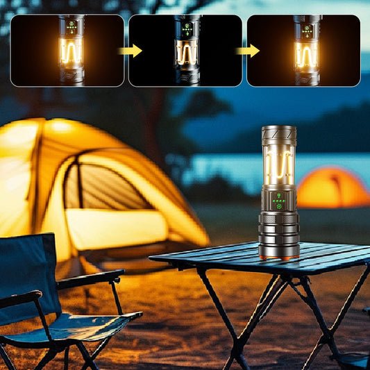 🎅Christmas Pre-Sale Limited Time Half Price🥰 - Waterproof Super Bright Rechargeable LED Camping Torch💡