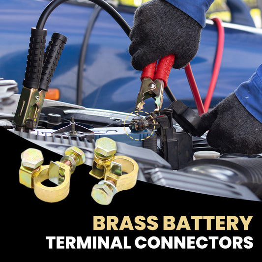 🔥Christmas Early Sale 80% off🎁Durable Brass Battery Terminal Connectors Set for Cars