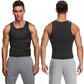 🔥 2026 Sale — Over 12,000 Sold!🔥 Men's Shapewear Sauna Vest – Double Belt Waist Trainer 💪
