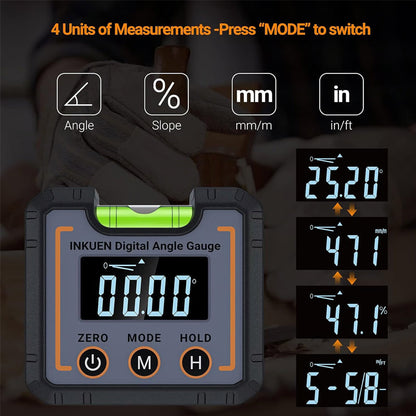 💯 Limited Time Half Price - 0-360° Digital Angle Magnetic Electronic Gauge