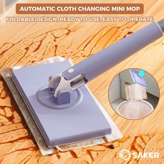 ✅Limited Time Half Price-Automatic Cloth Change Mini Mop