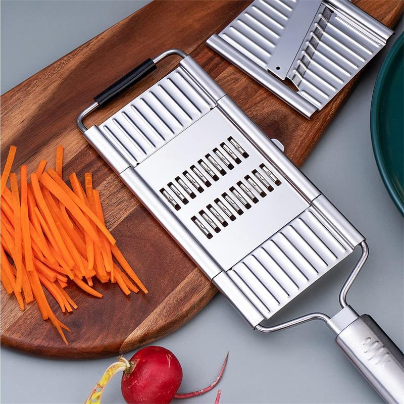 🔥Limited Time Half Price-4-in-1 Multi-Functional Stainless Steel Vegetable Chopper Set