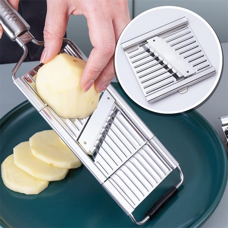 🔥Limited Time Half Price-4-in-1 Multi-Functional Stainless Steel Vegetable Chopper Set