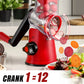 🥕Limited Time Half Price-3 in 1 Rotary Cheese Grater Vegetable Shredder
