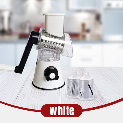 🥕Limited Time Half Price-3 in 1 Rotary Cheese Grater Vegetable Shredder