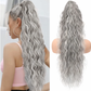 💇‍♀️ 49% OFF NOW! ✨ Curly Wavy Hair Extension with Ponytail – Frizz Control, Natural Look & Clip-In Design 💜