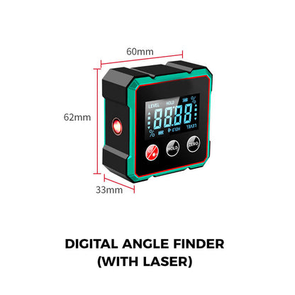 🔥Hot Sale - 50% off✨Magnetic Digital Angle Finder with Electronic Laser