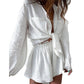 💖Summer Hot Sale💖2-Piece Set - Women's Summer Shirt & Shorts Set