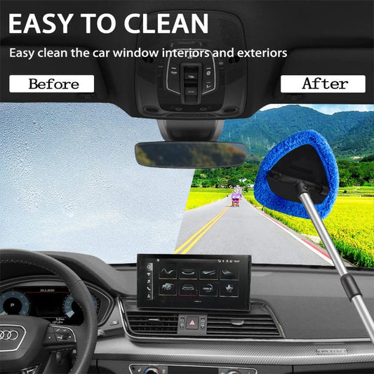 📢 Hurry up! Limited stock available—while supplies last!⏰Car Windshield Cleaning Tool Set - Extendable & 180° Rotatable🔥50% off!