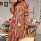 ⏳Limited-time 49% off⏰V-Neck Bohemian Side Split Flowy Dress👗