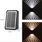 ⌛ Outdoor Waterproof 4 LED Solar Wall Decorative Spotlight