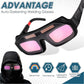 🕶️ Limited Time Half Price - Solar Powered Auto Light Changing Welding Glasses