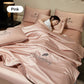 ⏳Time-limited Special⌛Summer simple ice silk bed four-piece set🛏️