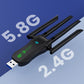 🛜Driver Free 5G Dual-band USB Wireless WIFI Router(50% OFF)