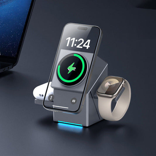 🏆2026 New Arrivals - 40% Off!📱3-in-1 Foldable Magnetic Wireless Charging Station🔋