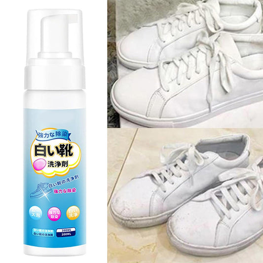 👟 LIMITED-TIME 50% OFF! 🧴 Universal No-Rinse Foam Shoe Cleaner – 200ml, Portable, Fast, Gentle 🧼