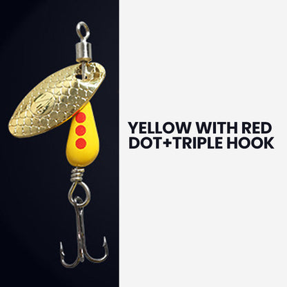 🐠Limited Time Half Price - Sparkling Spinning Sequins Fishing Lure with Hooks