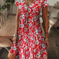 ✨ LIMITED TIME 50% OFF! ⏳ Women's Elegant Floral Print V-Neck Long Dress – Graceful Floral Design & Flattering High Waist 🌸
