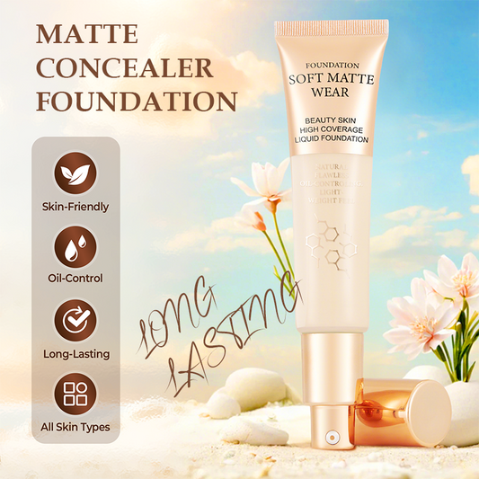 💙 Last Day Promotion 49% Off💙Long-Lasting Matte Concealer Foundation