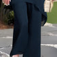 ✨Charming Irregular Top & Wide Leg Pants Set