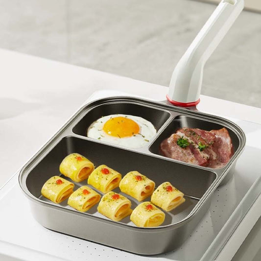 49% OFF 🔥 Triple-Combination Large-Capacity Frying Pan -- ⏳ While Supplies Last