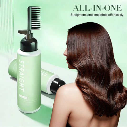 🌿50% OFF -- 💞 Straightening & Smoothing Balm with Built-in Comb Teeth ⏳ Sale ends when stock runs out 🔥