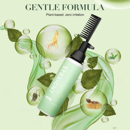 🌿50% OFF -- 💞 Straightening & Smoothing Balm with Built-in Comb Teeth ⏳ Sale ends when stock runs out 🔥