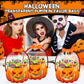 🎃Halloween Plastic Goodie Bags, Trick or Treat Candy Bags, Cauldron, Skeleton, Black Cat, Skull, Pumpkin Pattern Treat Bags, Halloween Party Favor Snack Storage Bags for Classroom, Birthday, Students, Teachers, Neighbors