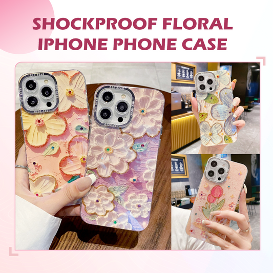 🚨Stock running low!🔥 Shockproof Floral Phone Case
