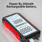 🔧 50% OFF NOW! ⚡- USB Rechargeable Digital Multimeter with Flashlight-Auto-Ranging, LCD Backlight & Portable Design