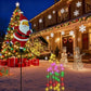 ⏳🔥LIMITED-TIME 50% OFF! ⏰Solar Christmas Santa Decor Lights – Weather‑Resistant, 5 Styles 🎁