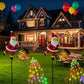 ⏳🔥LIMITED-TIME 50% OFF! ⏰Solar Christmas Santa Decor Lights – Weather‑Resistant, 5 Styles 🎁