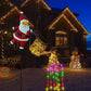 ⏳🔥LIMITED-TIME 50% OFF! ⏰Solar Christmas Santa Decor Lights – Weather‑Resistant, 5 Styles 🎁