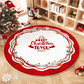 🎅Non-Slip Round Christmas Tree Rug🎄