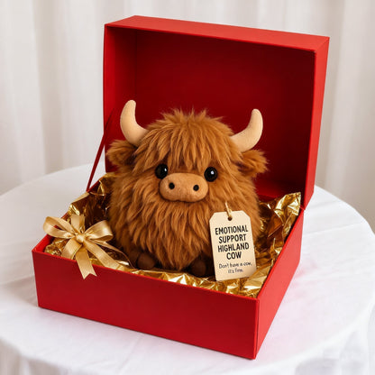 🎅Christmas Pre Sale 49% OFF🎁Emotional Support Highland Cow Plush🎉