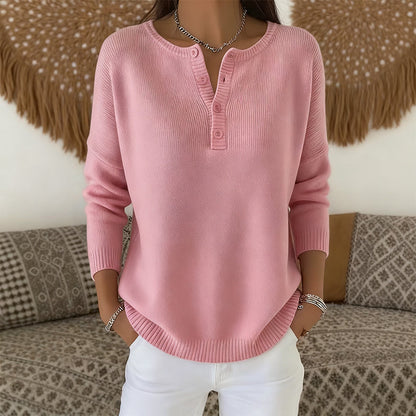 ❤️Women's Button V-Neck Knit Sweater