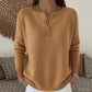 ❤️Women's Button V-Neck Knit Sweater