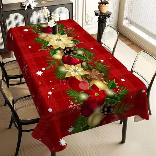 🎅Waterproof Rectangular Christmas Tablecloth❄️