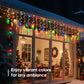 🎅 Outdoor LED Icicle Lights for Christmas ❄️