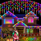 🎅 Outdoor LED Icicle Lights for Christmas ❄️