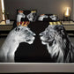 🦁 Lion Print Bedroom 3-Piece Bedding Set 💪