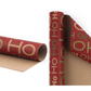🎅 Christmas-themed kraft paper wrapping rolls ❄️