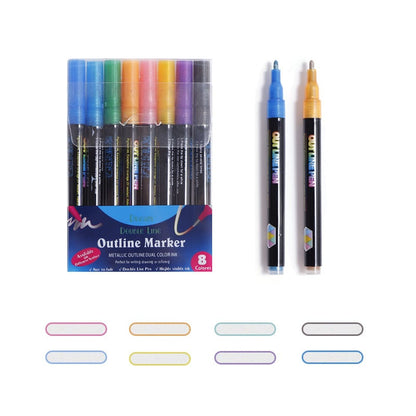 🔥🖌2025 Best-Selling Dual-Line Highlighter