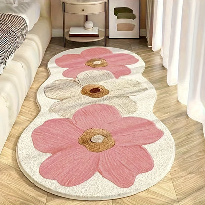 🔥Soft Irregular Flower Pattern Rug
