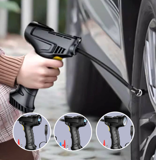 🥳2026 HOT SALE🥳💞50K+ SOLD!📟🔧 50% OFF! Cordless Air Compressor – Smart digital display, set & forget. Ergonomic pistol grip. No more flat tire worries. 🚘🌬️