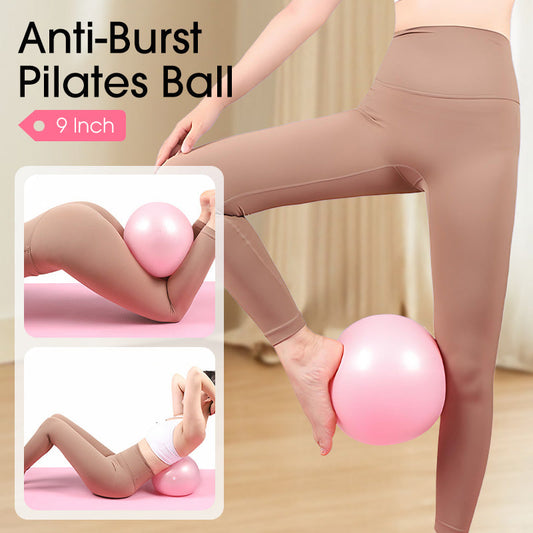 🧘 49% OFF NOW! ⚽ 9-Inch Pilates Ball – Anti-Burst, Includes Pump & Ideal for Fitness/Yoga/Rehab 💪